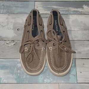 Boys Nautica Slip On Shoes sz 1